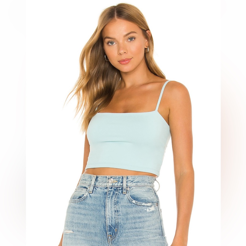 Revolve Thin Strap Crop Tank